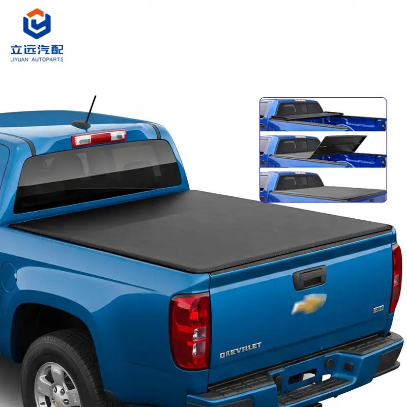 Μαλακό κάλυμμα τριπλού βινυλίου Tonneau για GMC Chevrolet